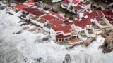 View of the aftermath of Hurricane Irma on Saint Maarten, the Dutch part of Saint Martin island in the Caribbean Sept. 6, 2017. 