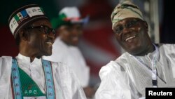 Shugaba Buhari da Atiku a lokutan baya