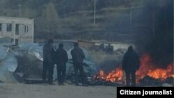 Satellite dishes burned in Malho prefecture