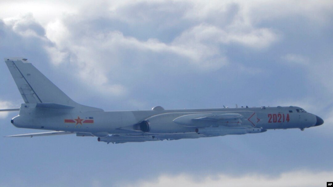 中國空軍H-6轟炸機。