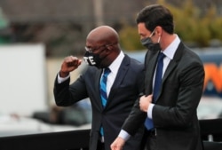 Demokrat Partili Senato adayları Raphael Warnock ve Jon Ossoff