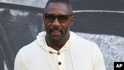 FILE - Idris Elba attends the world premiere of "Yardie" in London, England, Aug. 21, 2018.