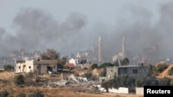 تداوم حملات اسرائیل به مواضع حماس در مرکز غزه