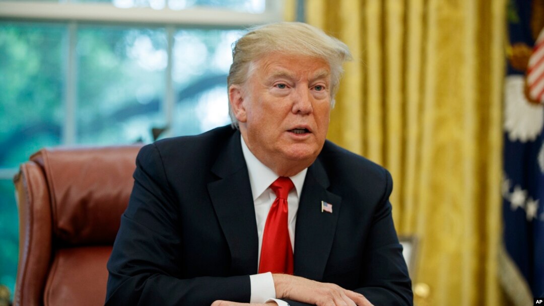 Le président américain Donald Trump, Washington, 16 octobre 2018.