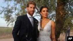 جشن عروسی «سرخیو راموس» و مجری تلویزیون «پیلار روبیو» در سویل اسپانیا