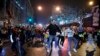 Washington Nationals fans celebrate in Washington after the team won Game 7 of baseball's World Series in Houston, Oct. 31, 2019.