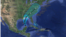 Trayectoria esperada de la tormenta Karen que podría convertirse en huracán este viernes.