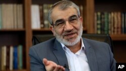 Spokesman of the Iran's Guardian Council Abbas Ali Kadkhodaei said in an interview with the Associated Press at his office in Tehran, Iran, that approving a variety of candidates could help boost turnout for a vote. 