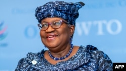 Shugabar kungiyar cinikayya ta duniya WTO, Dr. Ngozi Okonjo Iweala) a Geneva a ranar 16 Fabrairu, 2024.