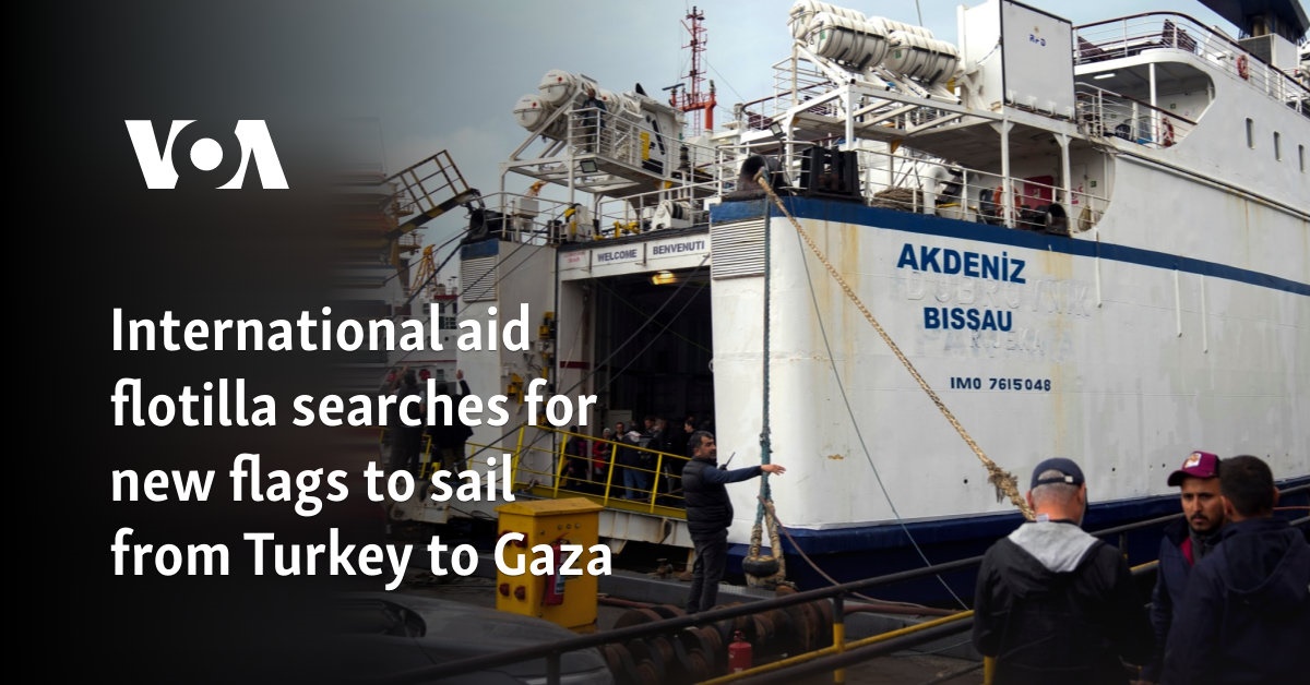 International aid flotilla searches for new flags to sail from Turkey to Gaza