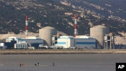 중국 동부에 있는 원자력 발전소 모습 (자료사진)