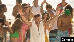 Ricky Martin estrenó el video Vida, con sabor a samba y fútbol. 