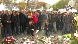 Paris Holds Moment of Silence for Terror Attack Victims