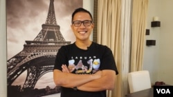 Ricky Suyono, pemilih diaspora Indonesia (Rivan Dwiastono/VOA)