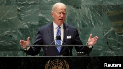 Biden Highlights Challenges of COVID, Climate Change and China at UNGA