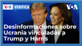 Desinformaciones sobre Ucrania vinculadas a Trump y Harris