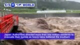 VOA60 World- Heavy rains force evacuations in Japan