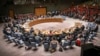 FILE - The U.N. Security Council holds a meeting at U.N. headquarters. 
