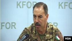 Komandant KFOR-a, Salvatore Farina, 1. septembar 2014.