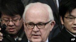 지난 1월 방한 당시 보즈워스 미 대북 특사