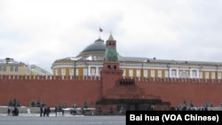 莫斯科紅場克里姆林宮和列寧墓