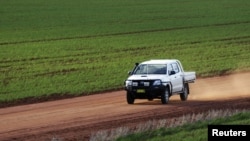 Một khu đất nông nghiệp ở Condobolin, cách phía Tây Sydney gần 500km.