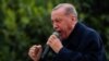 Президент Туреччини Реджеп Таїп Ердоган під час виступу перед прибічниками, Стамбул, 28 травня. REUTERS/Murad Sezer