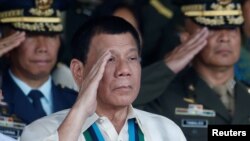 菲律賓總統杜特爾特12月28人參加軍人週年活動。
