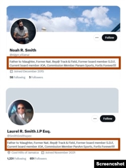 MAGAflage account Noah R. Smith stole the bio from an authentic user Laurel R. Smith.