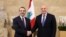 Hevdîtina Wezîrê Derve yê Sûrîyê Ese'ed el Şeybanî ligel Seorkê Libnanê Joseph Aoun. Beyrût, 2'ê Tîrmehê, 2026.