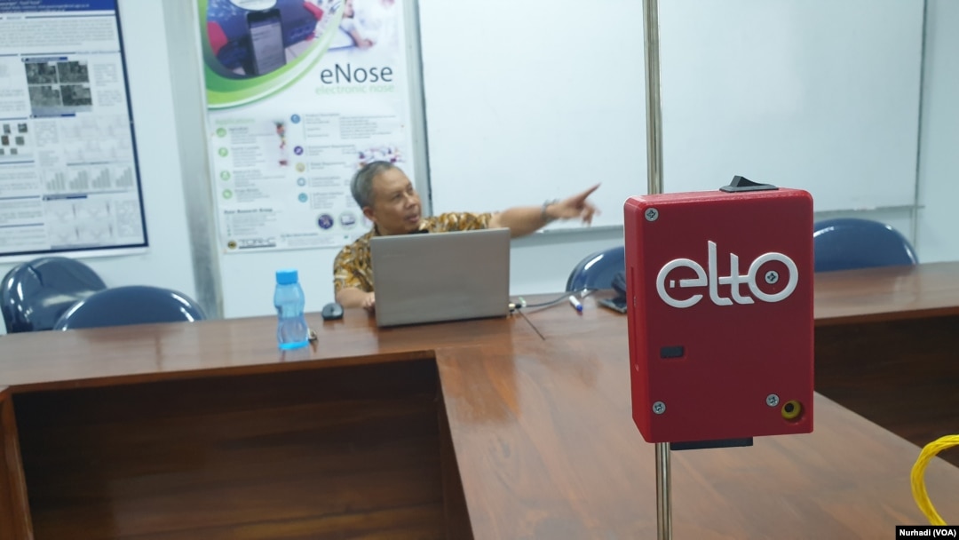Elto diklaim sebagai electronic tongue terkecil di dunia yang ada saat ini. (Foto: Nurhadi)