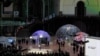 Attendees listen to a speech during a closing event for the first day of the Artificial Intelligence (AI) Action Summit, at the Grand Palais, in Paris, on Feb. 10, 2025. 