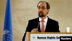 聯合國人權事務高級專員扎伊德•拉阿德•侯賽因（資料圖片）