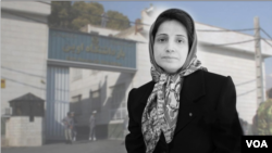 Undated image of jailed Iranian lawyer Nasrin Sotoudeh, who began a hunger strike on August 11, 2020 at Tehran's Evin prison to protest Iran's refusal to free other dissidents threatened by coronavirus outbreaks in Iranian jails. (Photo: VOA Persian) 