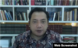 Anggota Komisi III DPR Taufik Basari. (Foto: VOA/screenshot)