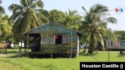 Una comunidad indígena en el Caribe de Nicaragua. Foto Houston Castillo, VOA.