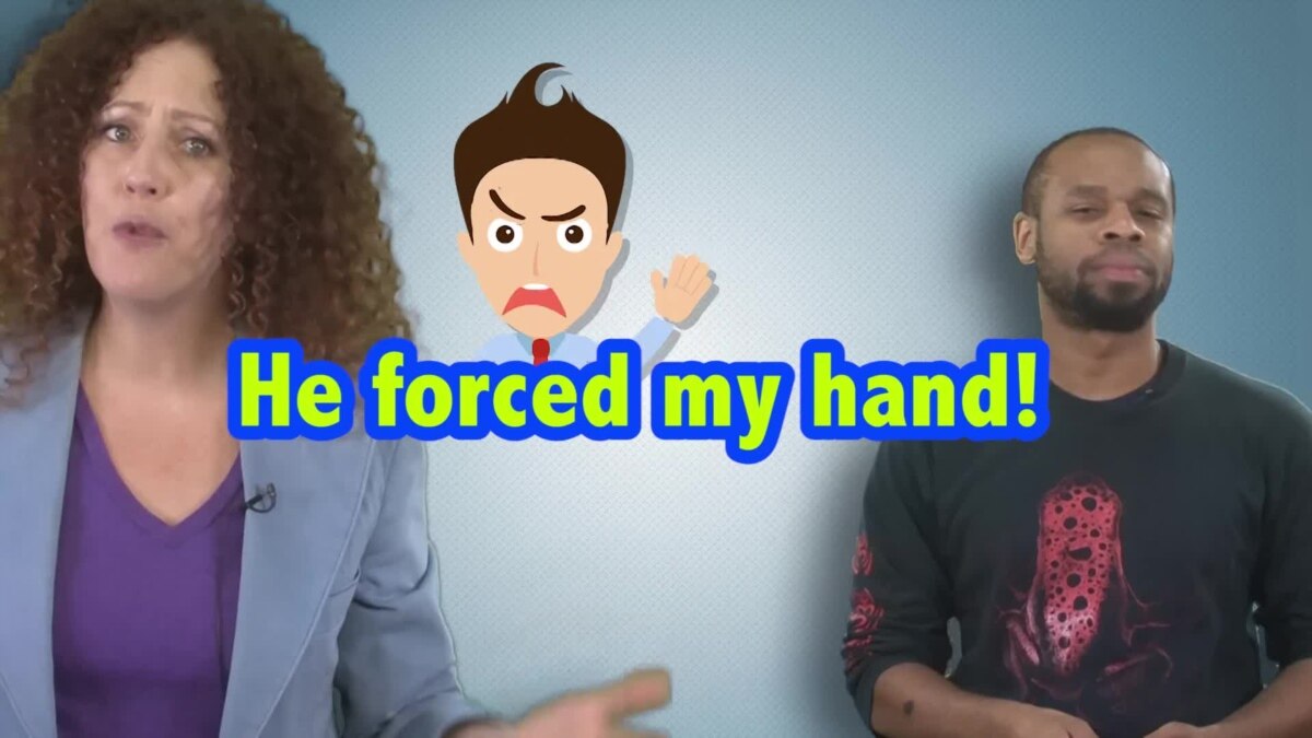 English in a Minute Force Someone's Hand