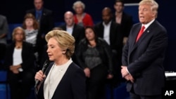 Trump excedió las expectativas sobre su desempeño en el debate, pero los televidentes piensan que Clinton fue la ganadora.