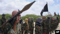 Des combattants al Shabaab