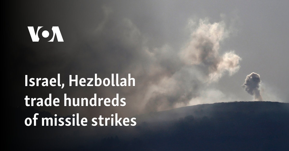 Israel, Hezbollah trade hundreds of missile strikes  