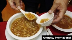 Aktivis lingkungan mendesak restoran-restoran di Hong Kong untuk berhenti menyediakan hidangan yang mengandung sirip ikan hiu (foto: ilustrasi). 