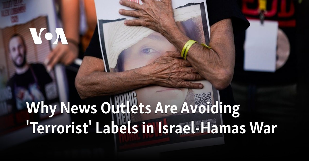 Why News Outlets Are Avoiding ‘Terrorist’ Labels in Israel-Hamas War