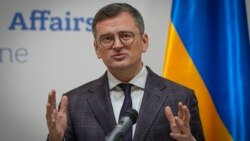 Ngoại trưởng Ukraine Dmytro Kuleba, hôm 13/3/2024 (AP Photo/Efrem Lukatsky).