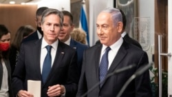 Antoni Blinken və İsrailin Baş naziri Benyamin Netanyahu