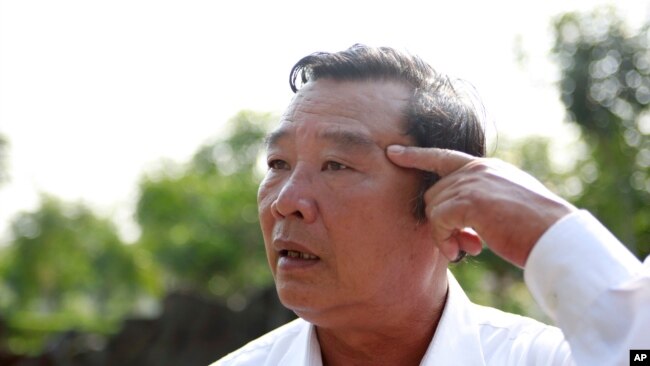 Ông Phạm Thành Công, cựu Giám đốc Ban Quản lý khu di tích Sơn Mỹ.