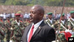 Pierre Nkurunziza, président du Burundi