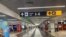 Rome’s airport in Italy remains deserted and silent. (Jamie Dettmer/VOA)