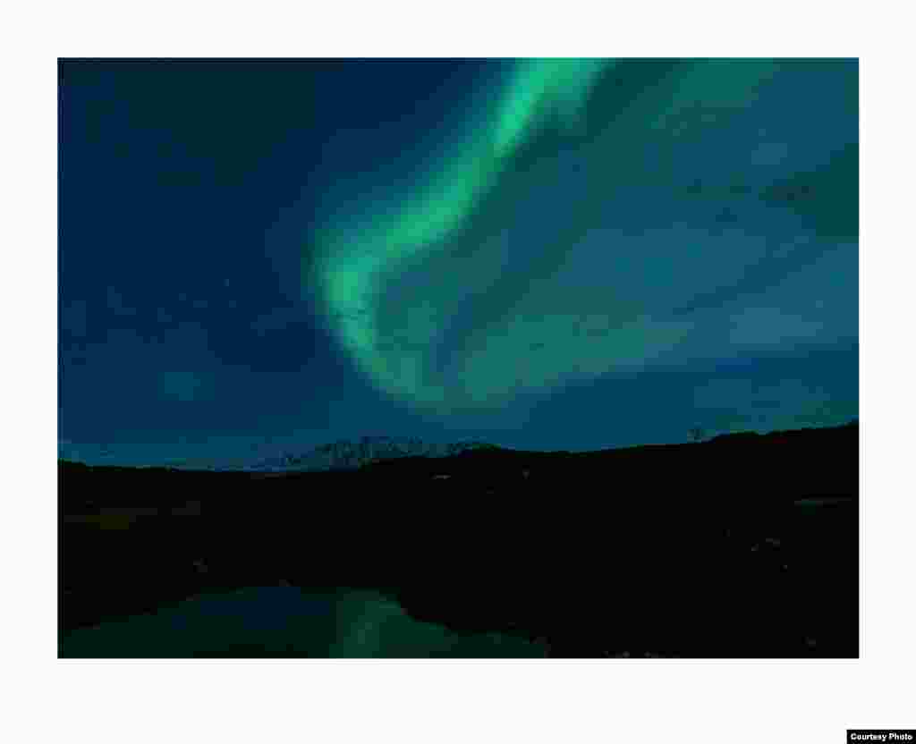 Northern lights above the Mt. Hekla volcano in Southern Iceland. (Feo Pitcairn Fine Art)