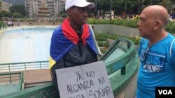 También han aparecido campamentos de migrantes venezolanos en Boa Vista, otra capital provincial en el norte de Brasil. Foto: Álvaro Algarra/VOA.