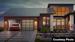 California-based company Tesla is marketing a solar roof, which was designed with tiles to look similar to a traditional roof. (Tesla)